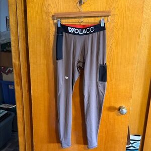 WOLACO Brown Athletic Pants
